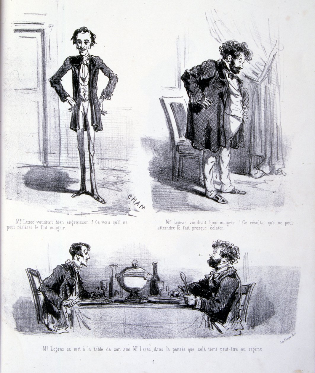 Illustration für Die Kunst des Zunehmens und Abnehmens von Amédée de Noé