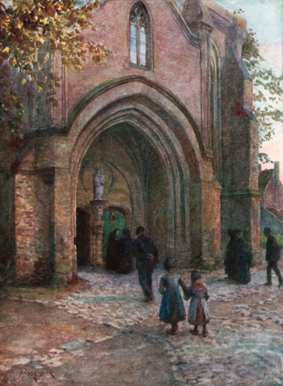 Kirchenvorhalle (Abendgebet), Nieuport von Amedee (after) Forestier