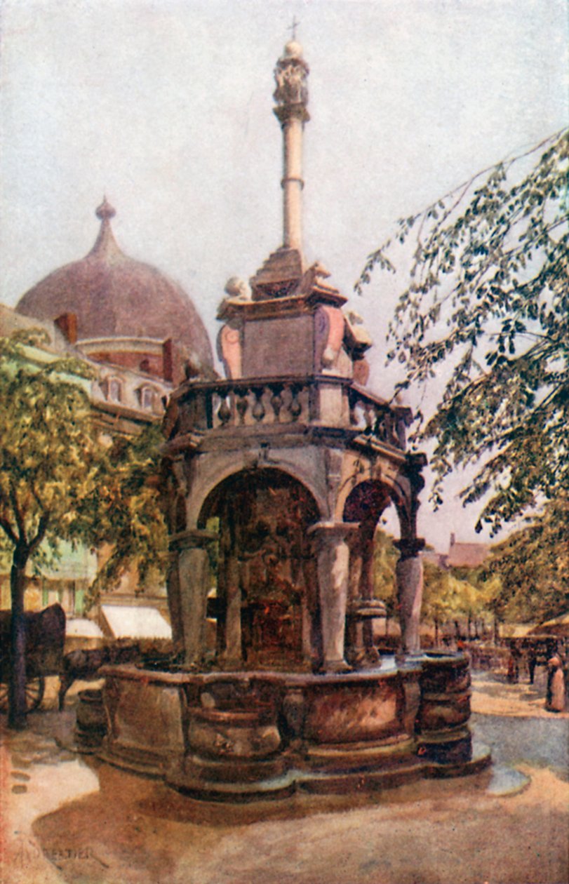 Le Perron Liegeois, Lüttich von Amedee (after) Forestier
