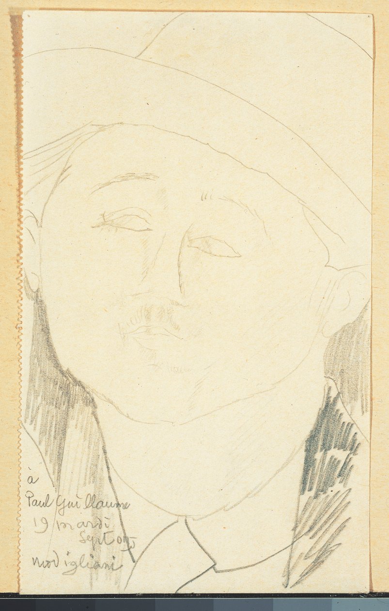 Porträt von Paul Guillaume, ca. 1916 von Amedeo Modigliani