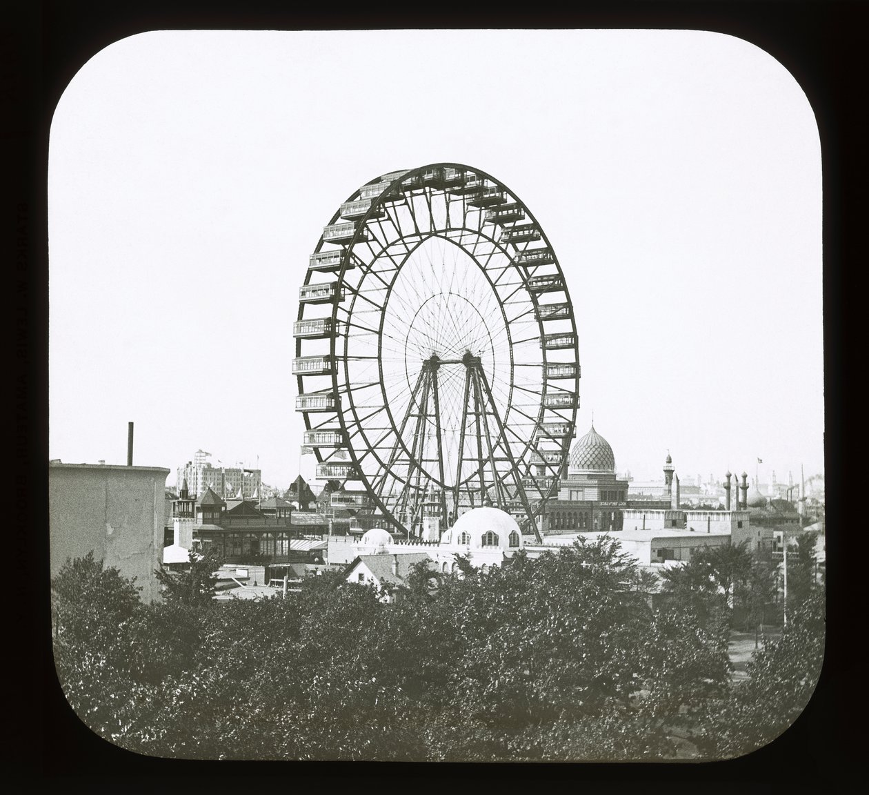 Weltausstellung in Chicago: Riesenrad, 1893 von American Photographer