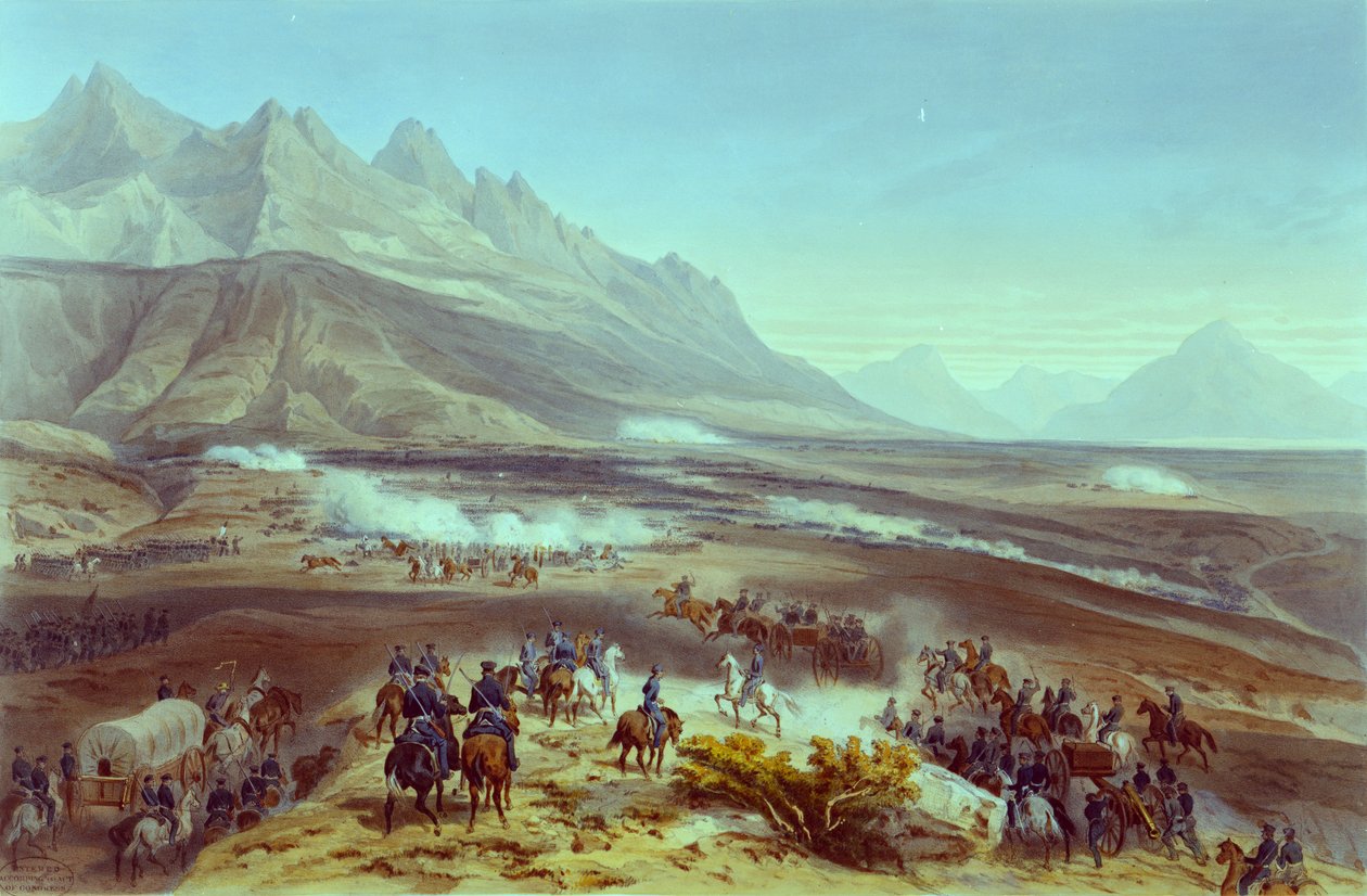 Schlacht von Buena Vista, 22.-23. Februar 1847 von American School