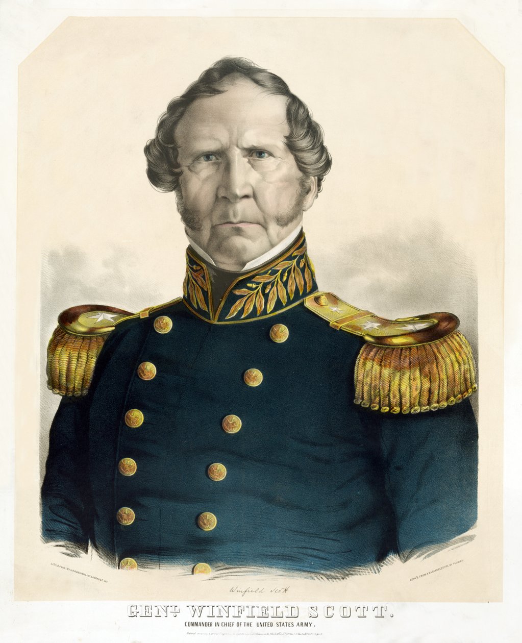 General Winfield Scott, Oberbefehlshaber der US-Armee von American School