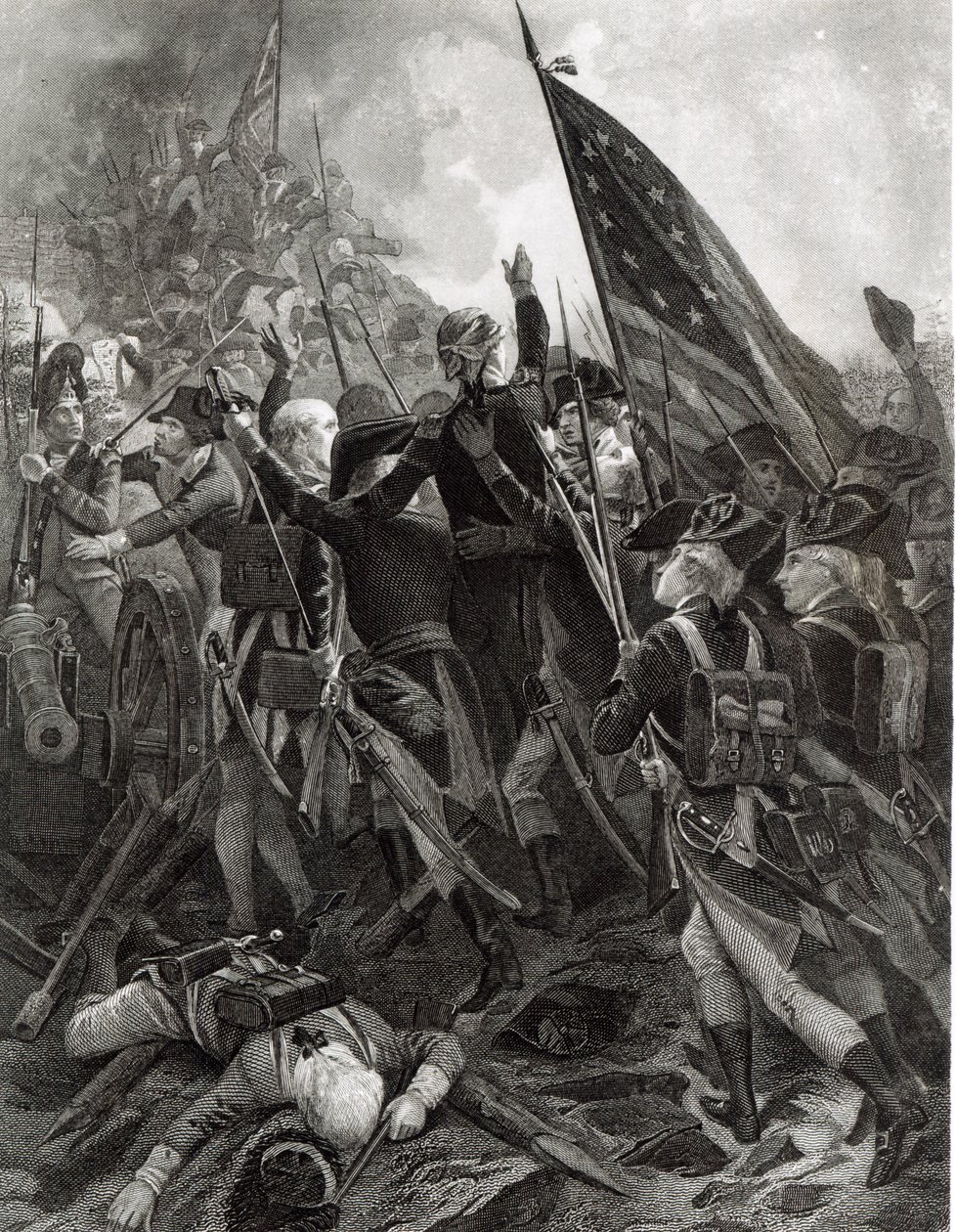 Sturm auf Stony Point, Juli 1779 von American School