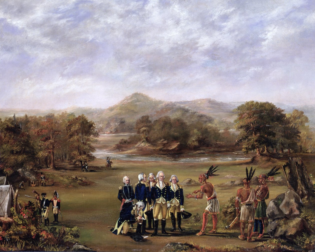 Der Vertrag von Greenville am 3. August 1795, 1805 von American School