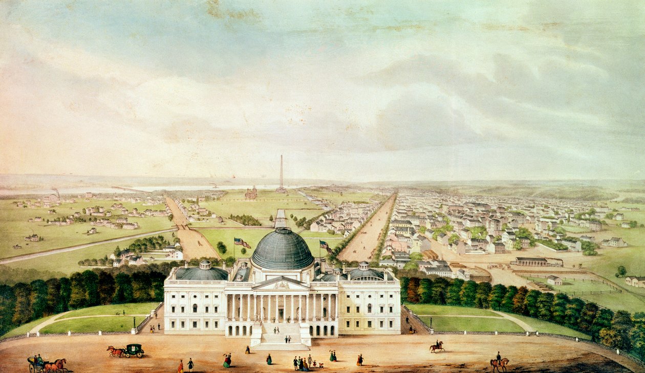 Ansicht von Washington von American School