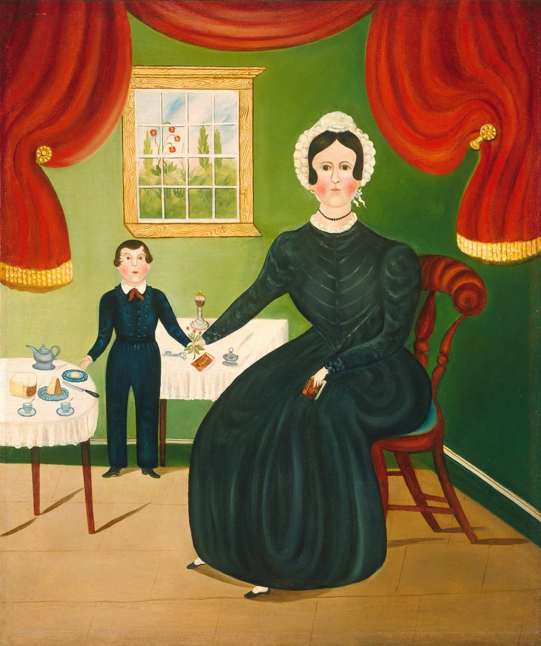 Innenszene von American 19th Century