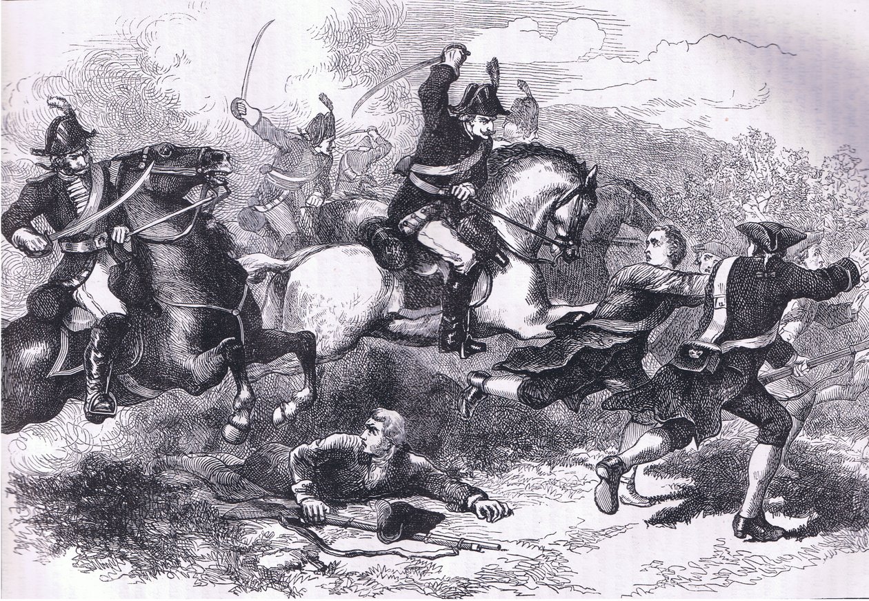 Niederlage der loyalen Rekruten, Illustration aus Cassells Geschichte der Vereinigten Staaten, veröffentlicht von Cassell, Petter & Galpin, ca. 1900 von American English school