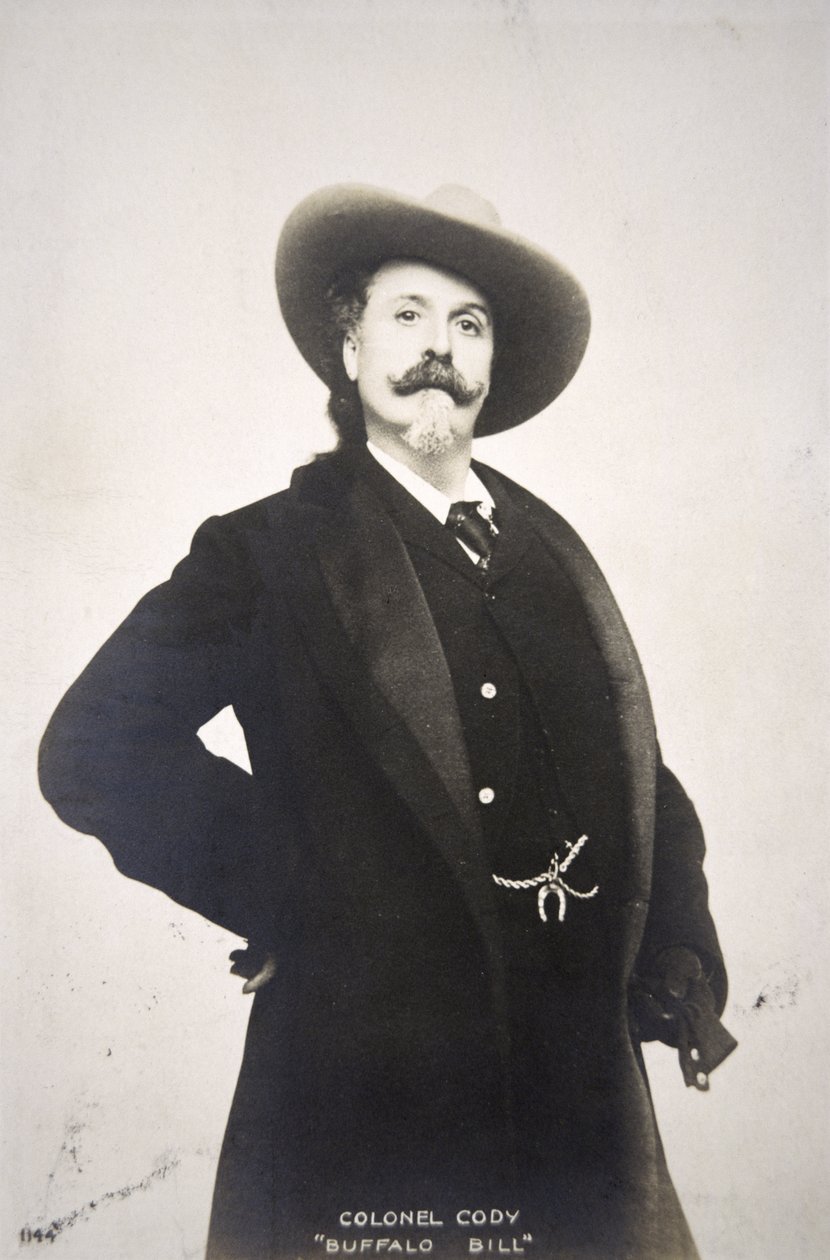 Buffalo Bill (1846-1917) Postkarte von American Photographer