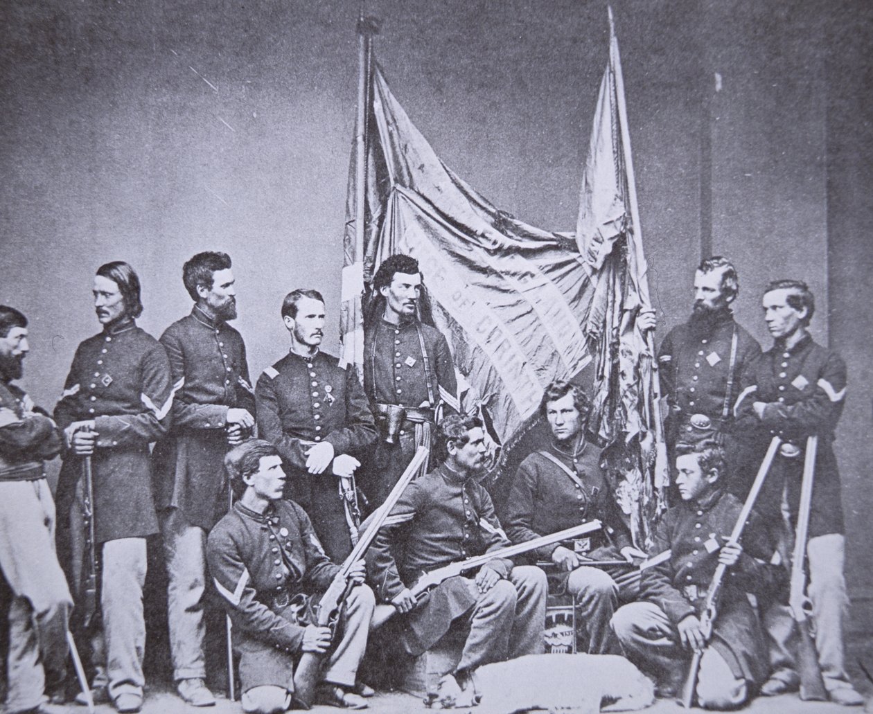 Farbtruppe der 7. Illinois-Infanterie von American Photographer