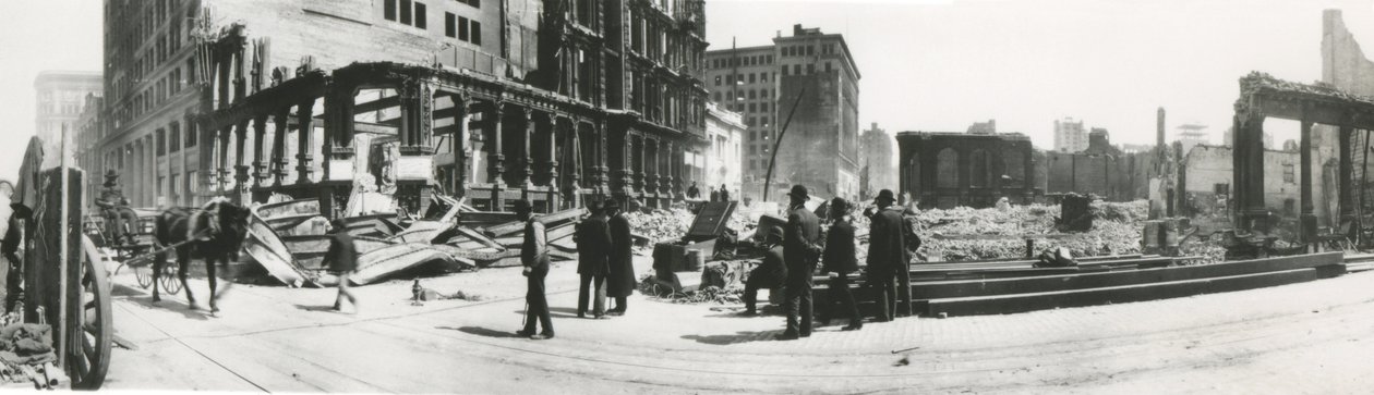 San Francisco nach dem Erdbeben von 1906 von American Photographer