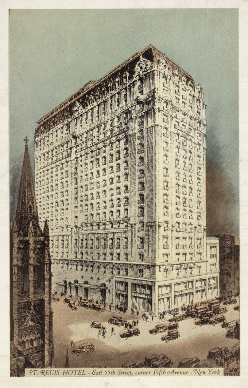 St Regis Hotel, East 55th Street und Ecke 5th Avenue, New York City, USA von American Photographer