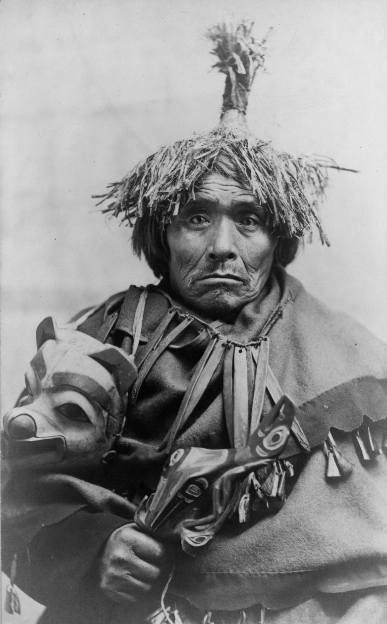 Takou Indianer Arzt, Alaska, ca. 1899 von American Photographer