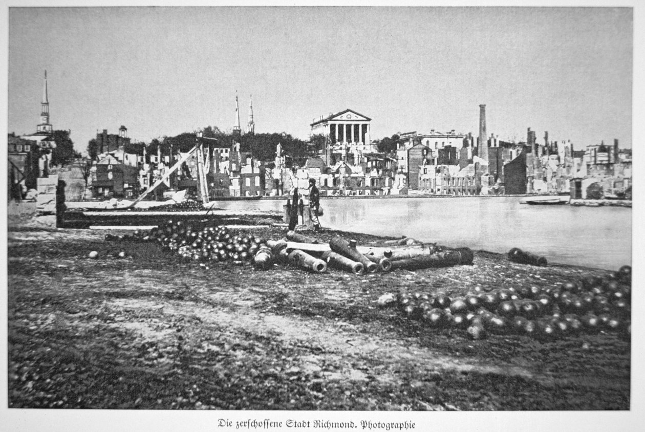 Die zerstörte Stadt Richmond, Virginia, am Ende des Krieges von American Photographer