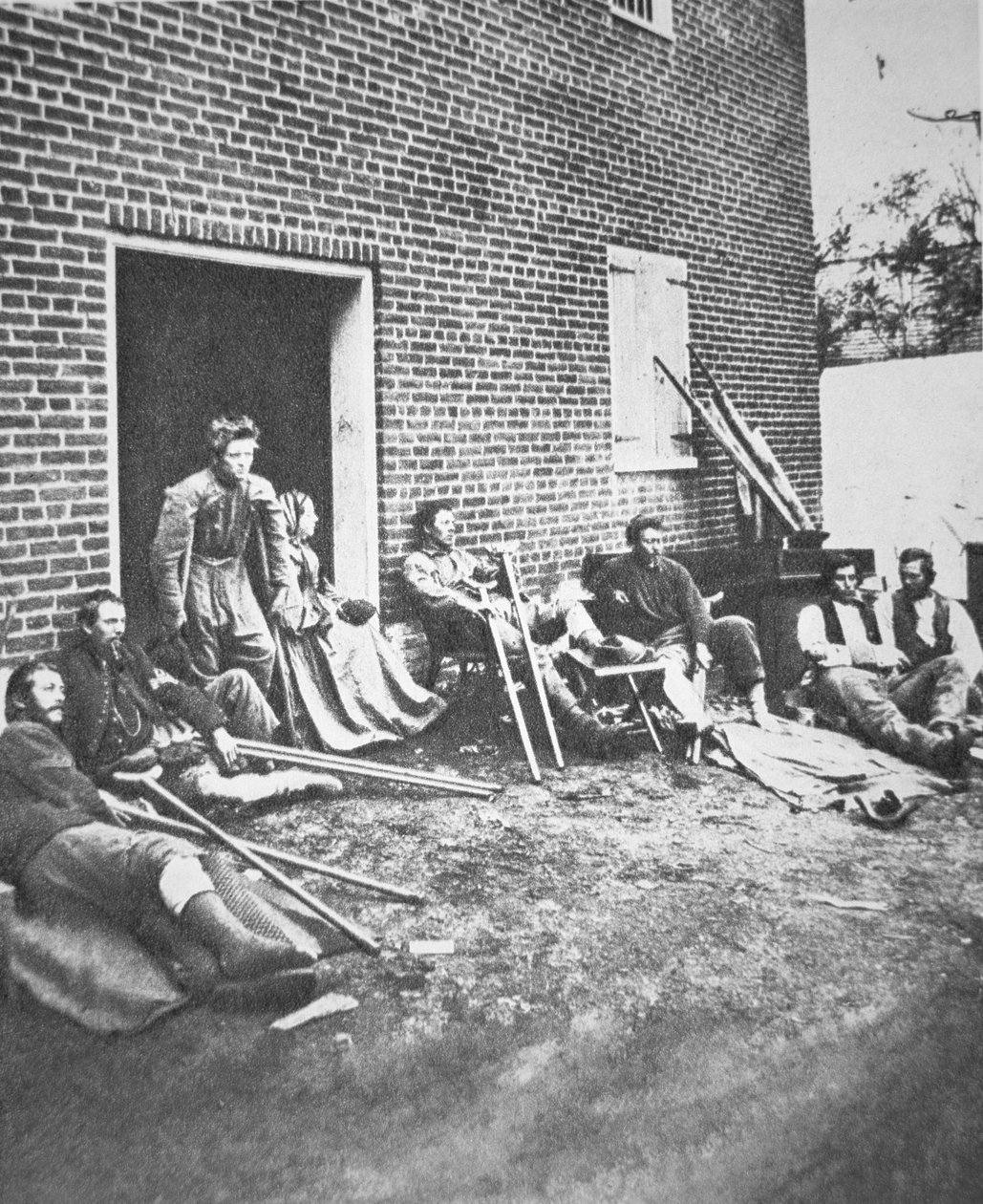 Verwundete Soldaten nach der Schlacht von Chancellorsville, Mai 1863 von American Photographer
