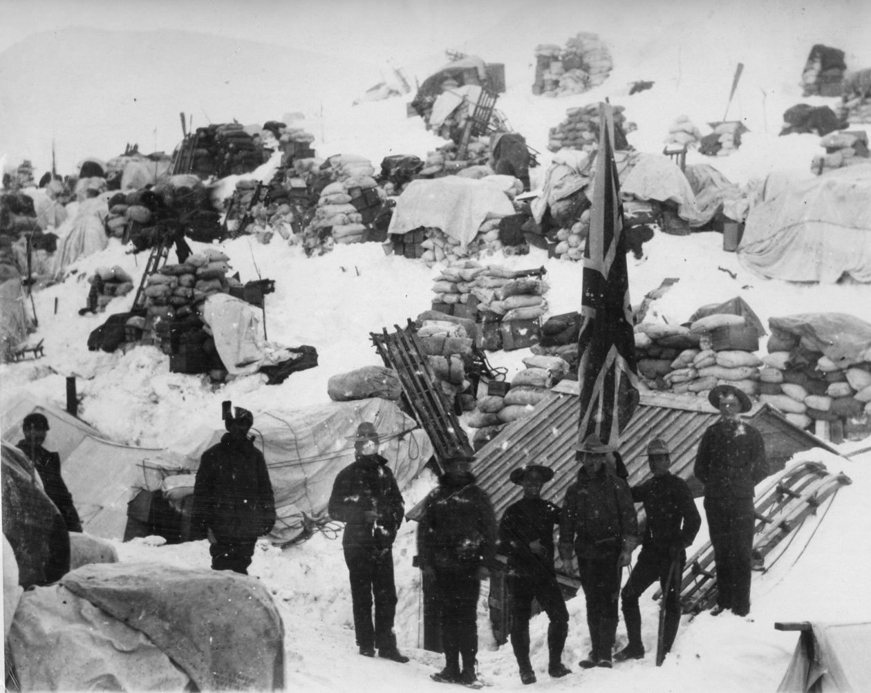 Yukon / Klondike Goldrausch im Jahr 1898 von American Photographer