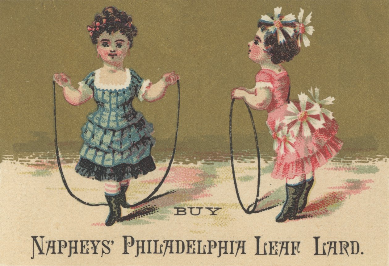 Werbung für Napheys Philadelphia Leaf Lard, ca. 1880 von American School