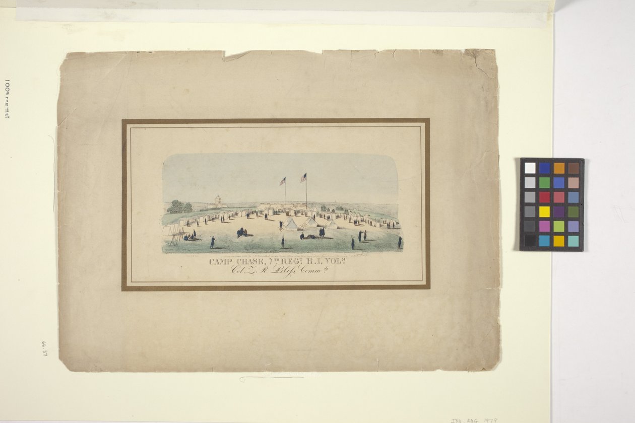 Camp Chase, 7. Regiment, R.I. Vols. von American School