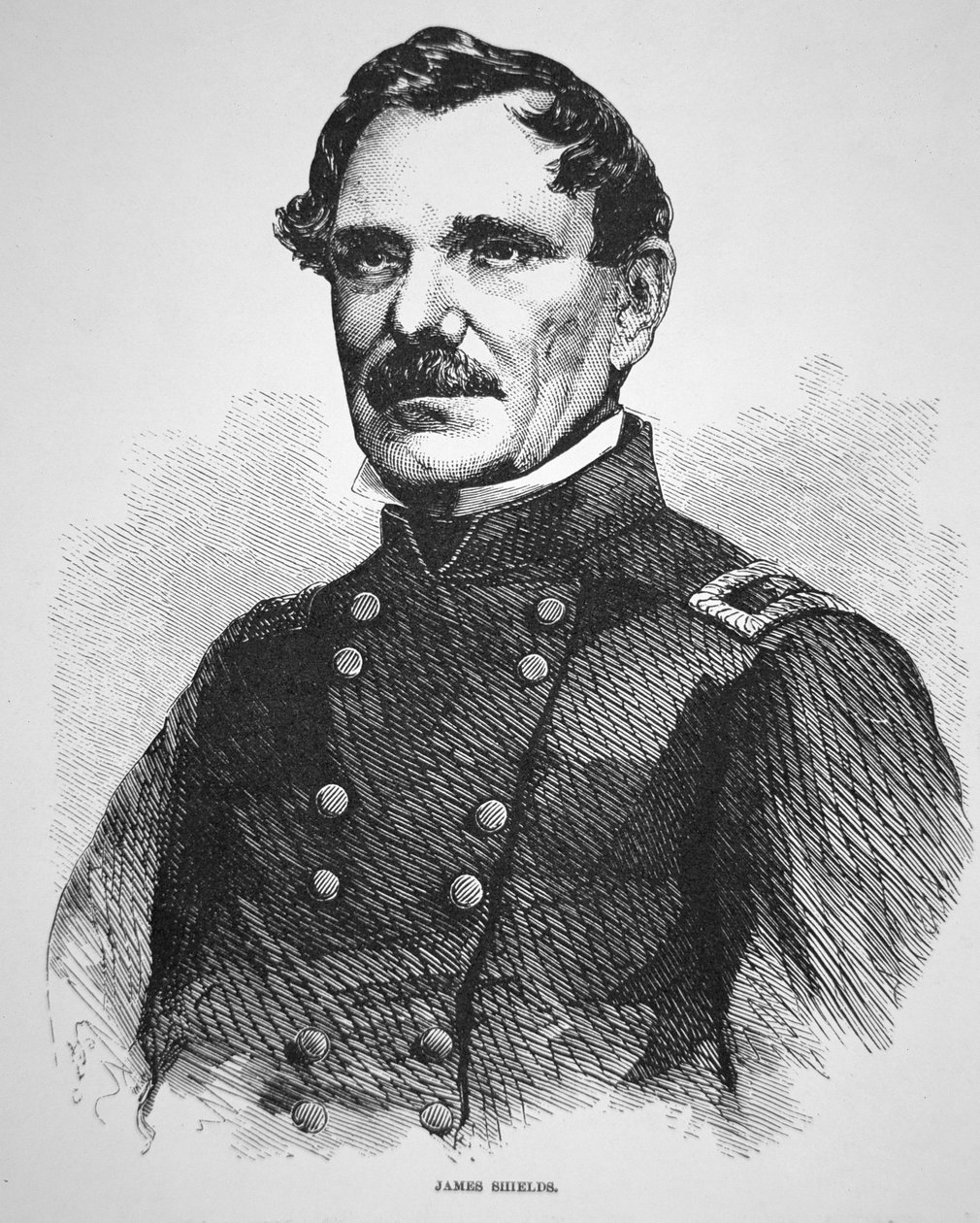 General James Shields (1810-79) von American School