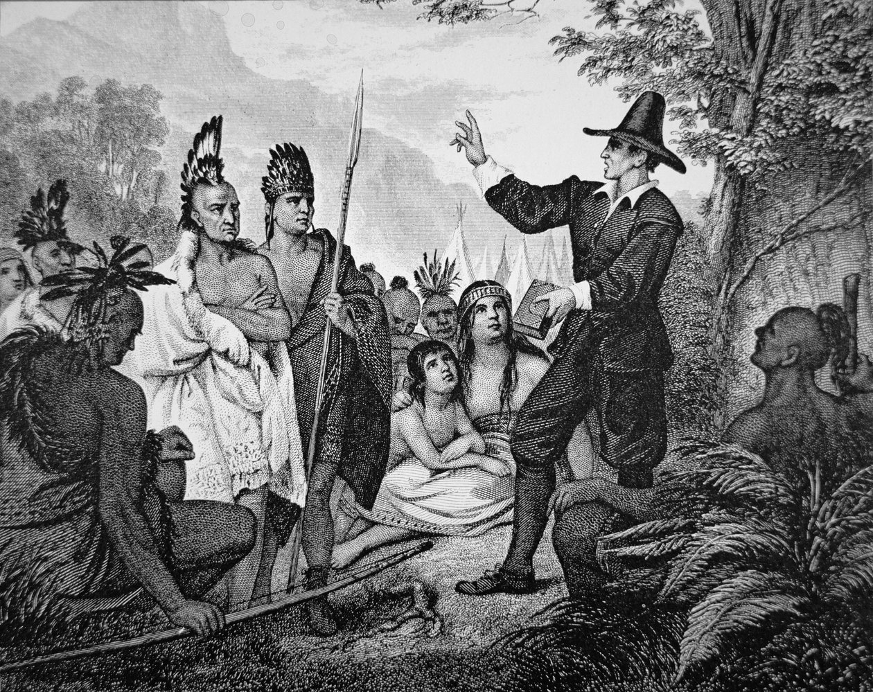 John Eliot (1604-90) von American School