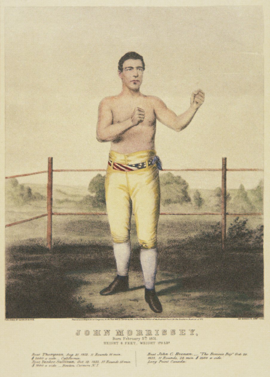 John Morrissey, aus einem zeitgenössischen Druck von American School