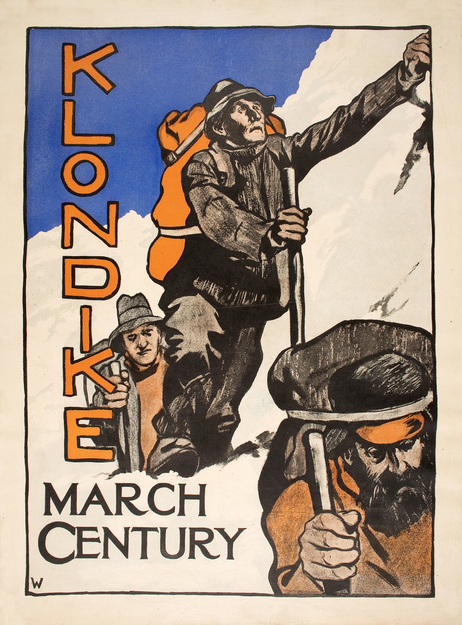 "Klondike" aus Century Magazine, März 1898 von American School