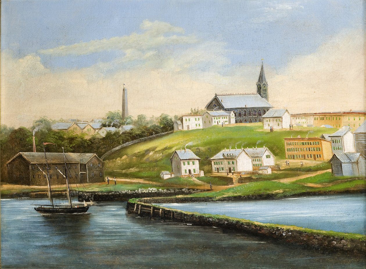 Landschaft von Bunker Hill, nach 1862 von American School