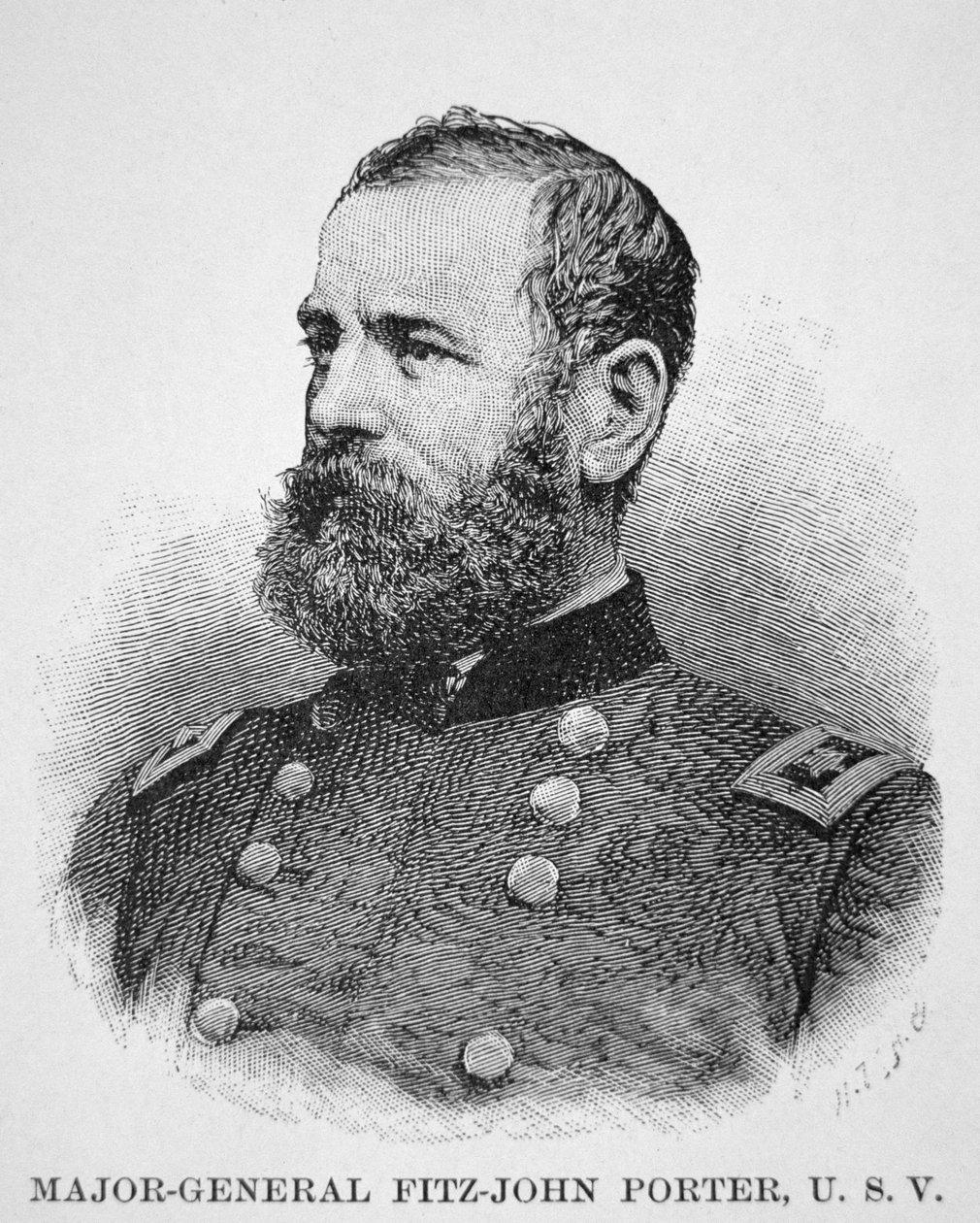 Generalmajor Fitz John Porter (1822-1901) von American School