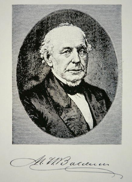 Matthias William Baldwin (1795-1866) Gründer der Baldwin Locomotive Works im Jahr 1831 von American School