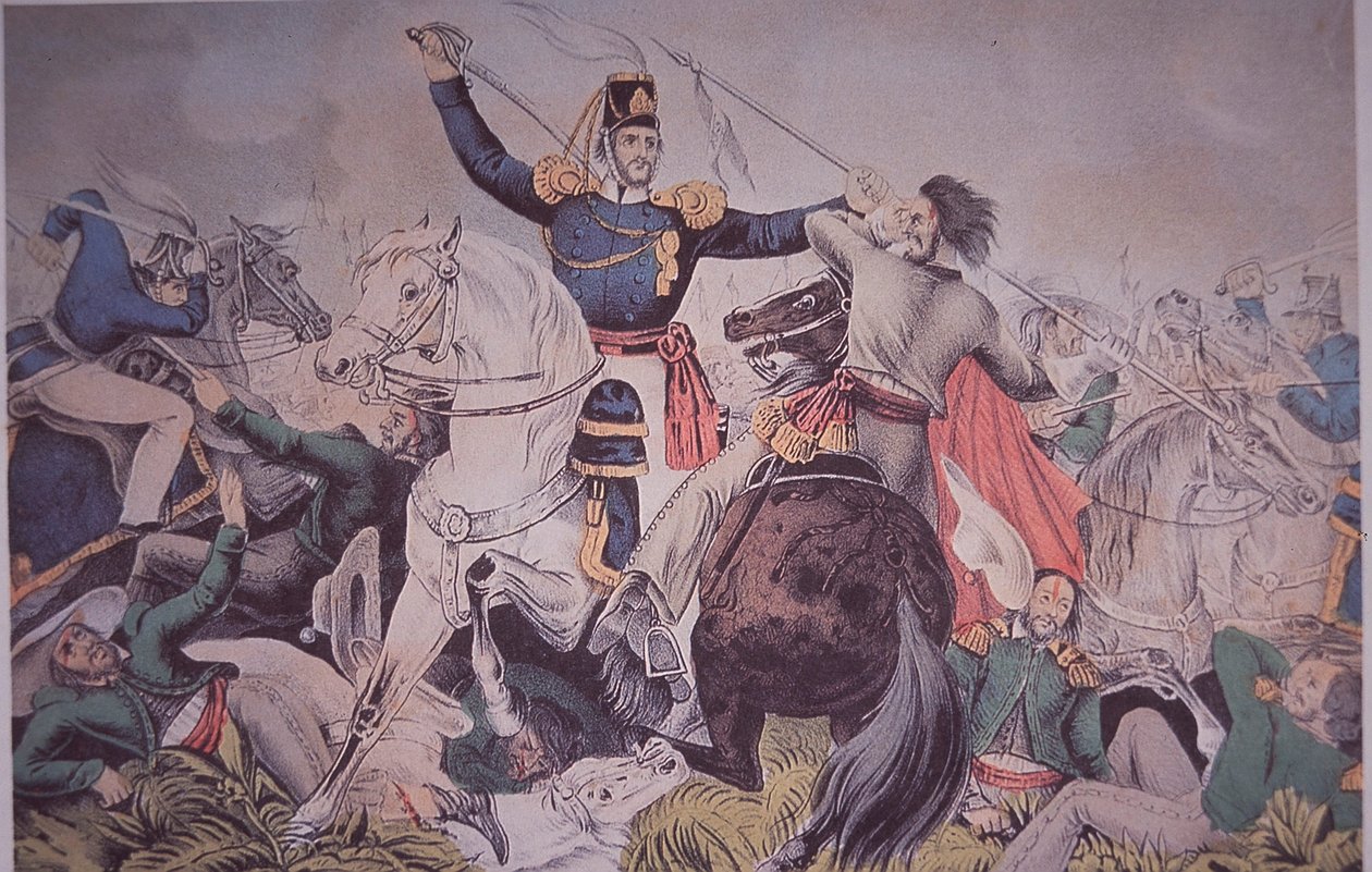 Mexikanisch-Amerikanischer Krieg (1846-48), Kampf von Oberst Harney bei Madelin in der Nähe von Veracruz von American School