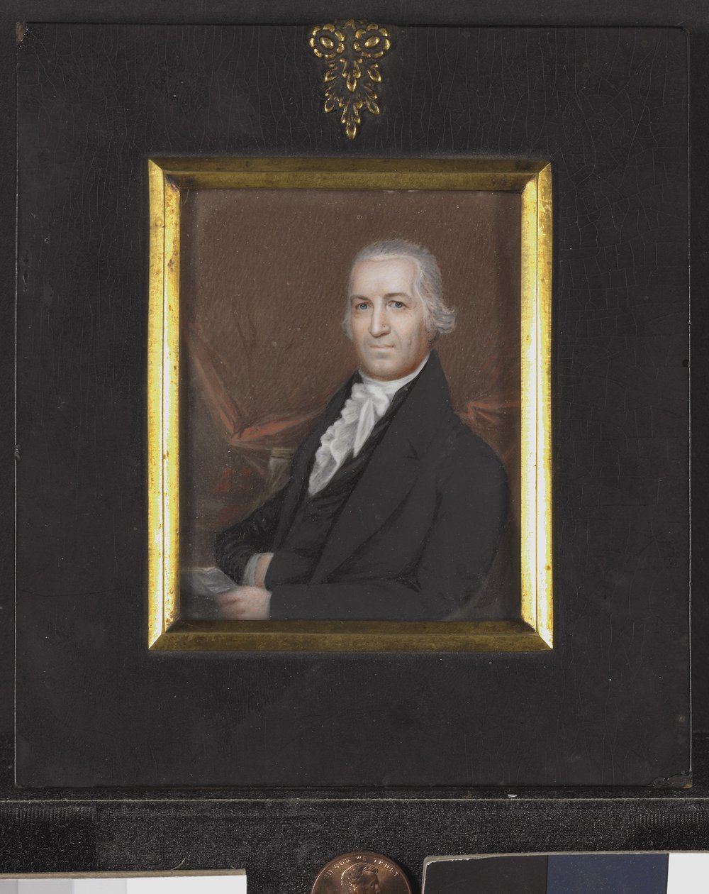 Miniaturporträt von Samuel Osgood, ca. 1789 von American School
