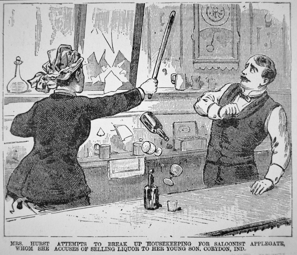 Mrs. Hurst zerstört einen Saloon, aus der 