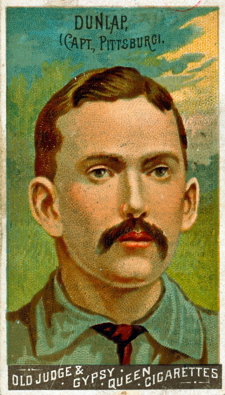 Porträt von Fred Dunlap, Pittsburgh Alleghenys von American School