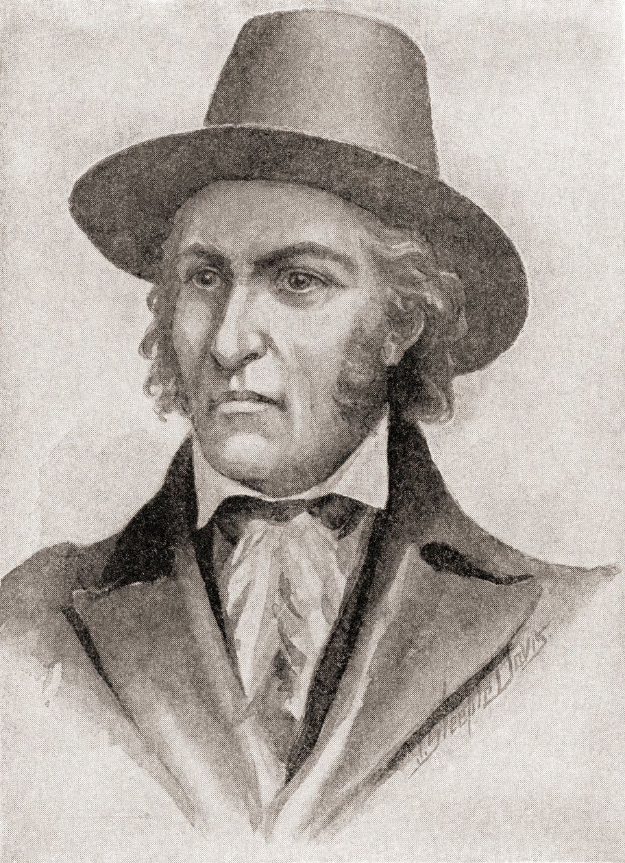 Samuel Chester Reid, Kommandant eines Freibeuters während des Krieges von 1812, aus 