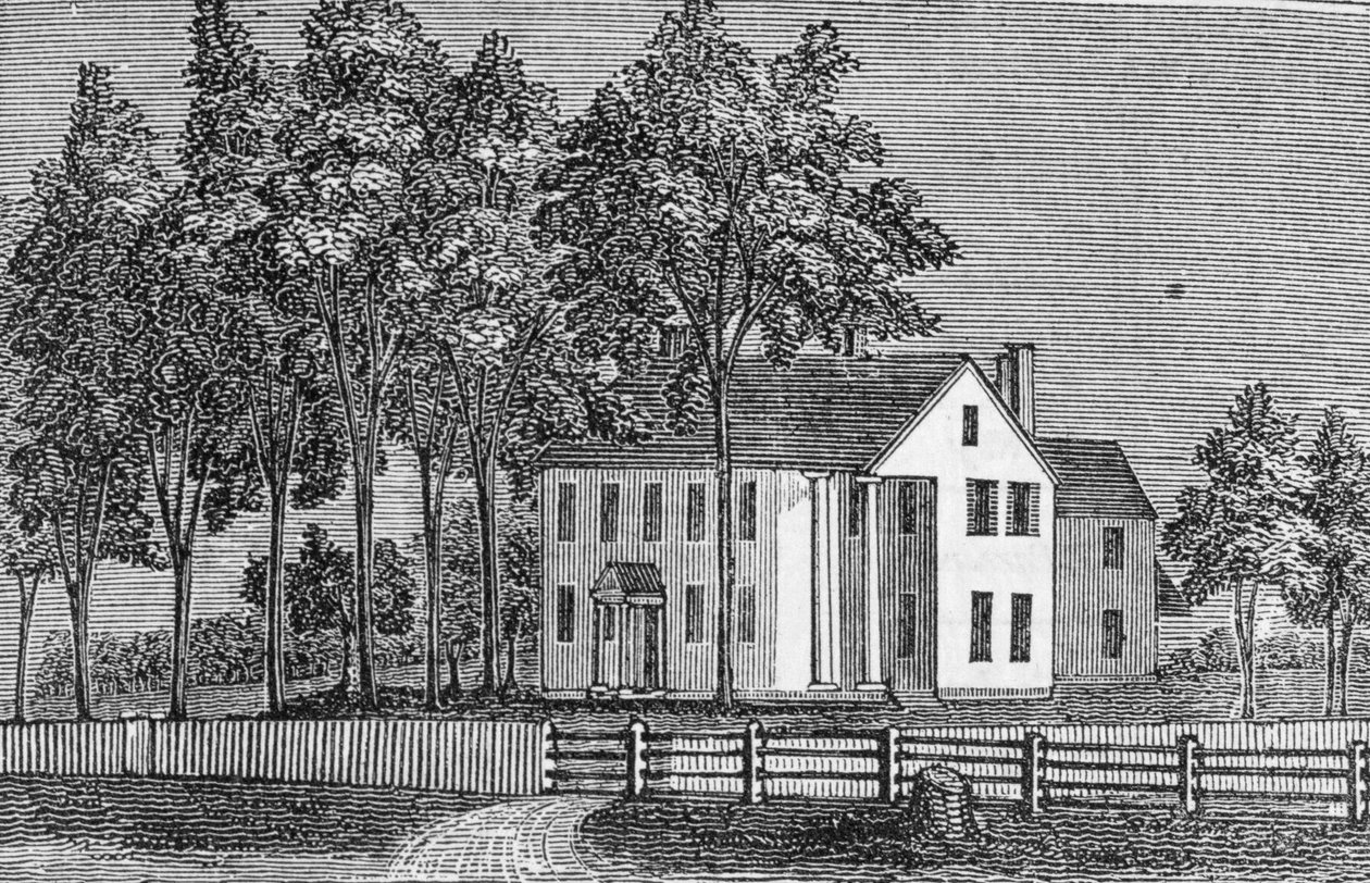 Südwestansicht des Hauses von Richter Ellsworth, aus 