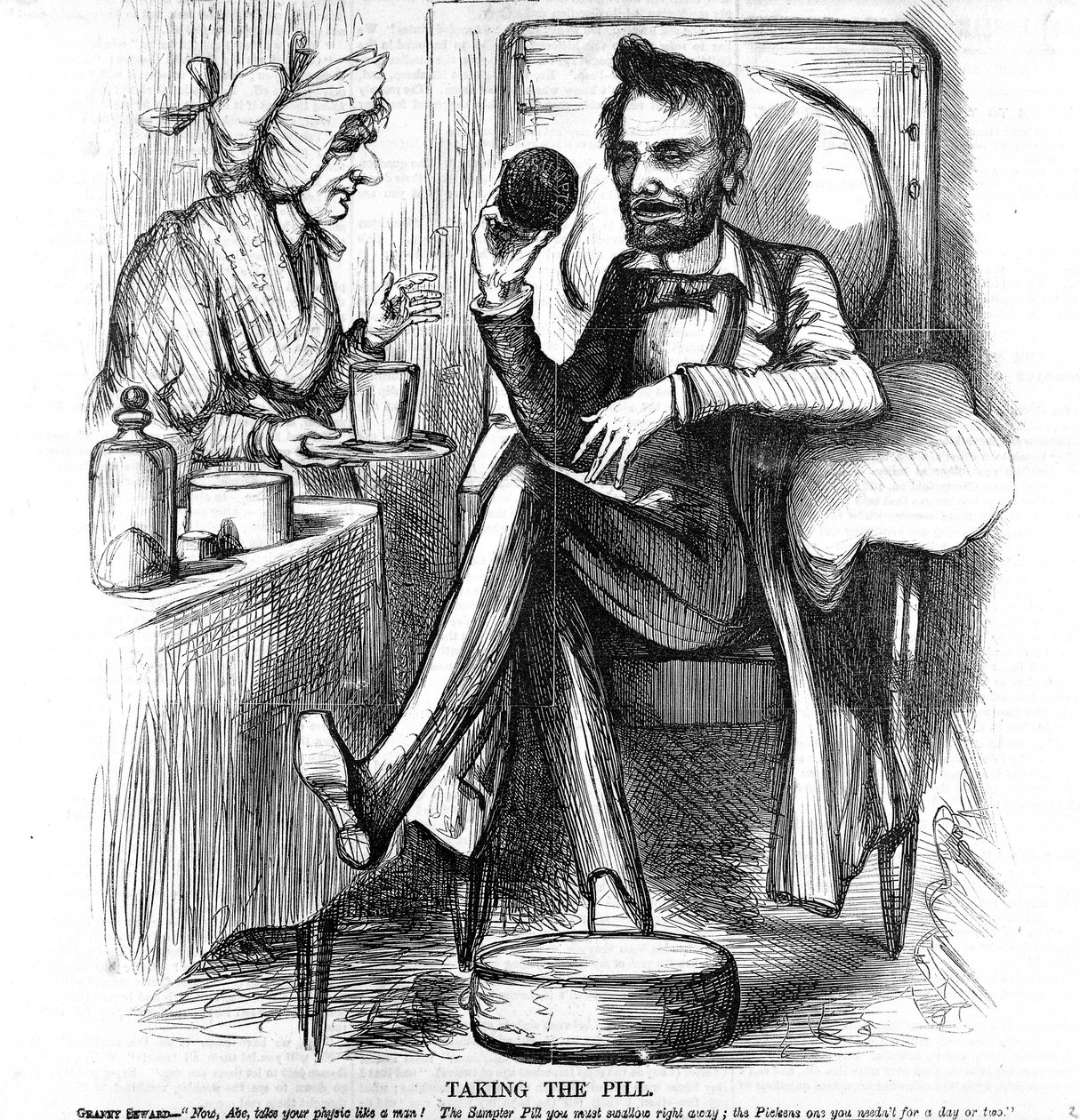 Die Pille nehmen, aus den Humors of War von American School