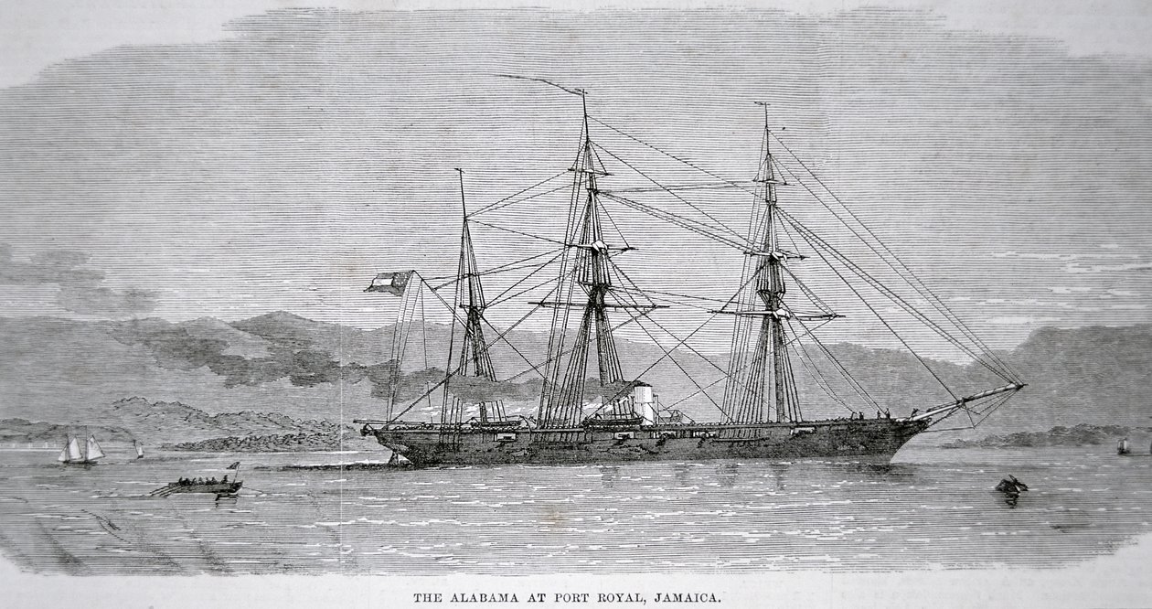 Die Alabama in Port Royal, Jamaika von American School