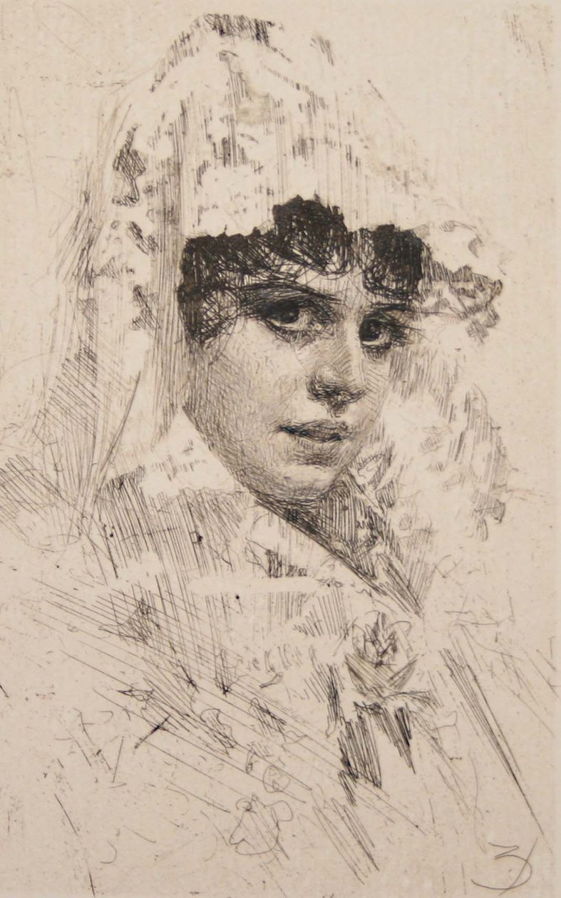 Spanische Frau von Anders Leonard Zorn