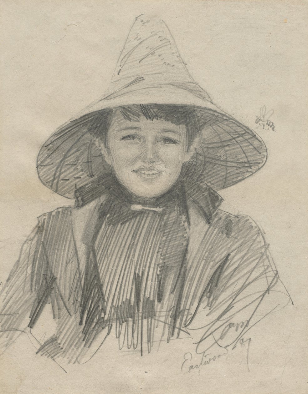 Ada Lymon Frau mit großem Hut, 1887 von Anders Leonard Zorn