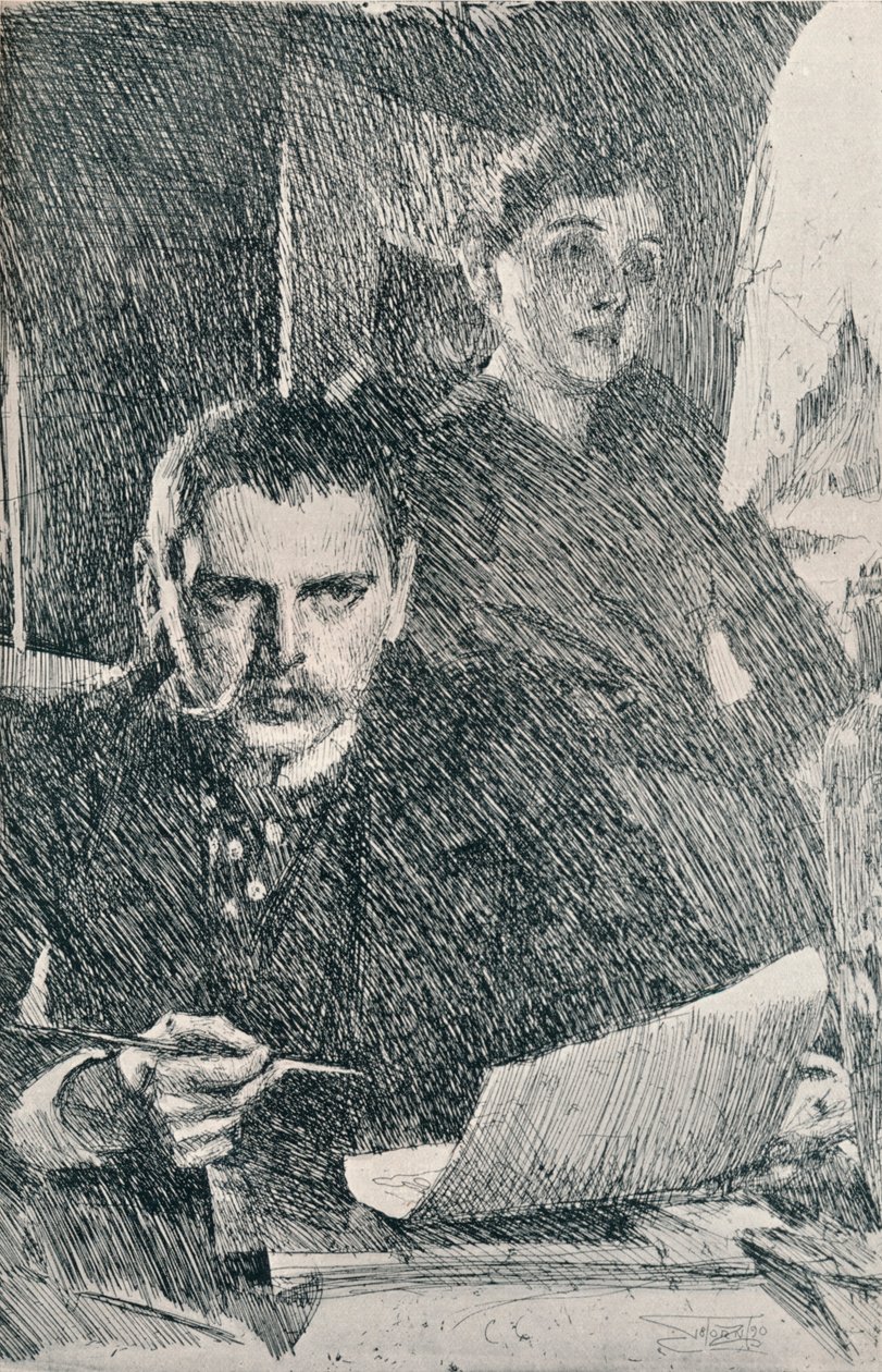Herr und Frau Zorn, 1890, 1898 von Anders Leonard Zorn