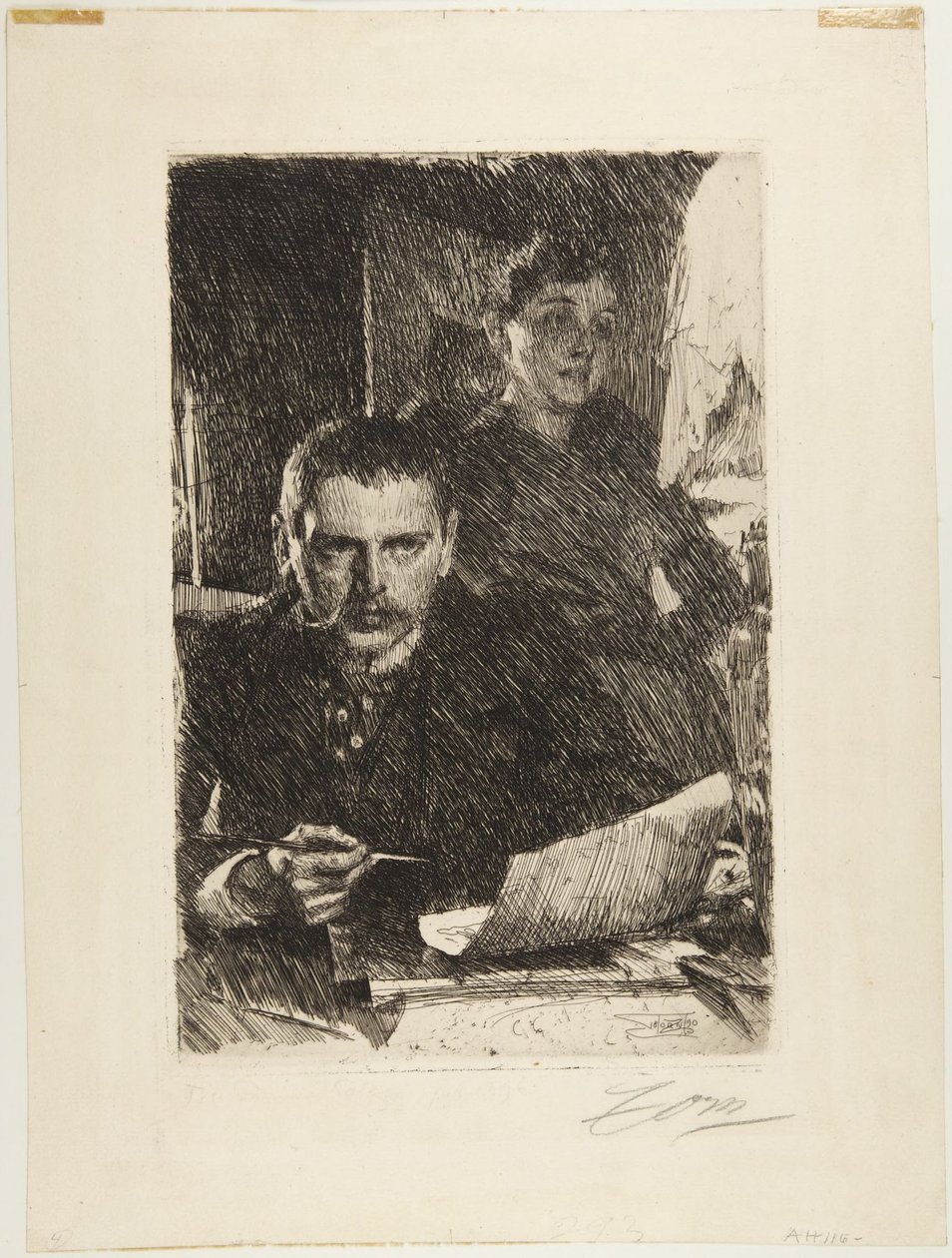 Zorn und seine Frau von Anders Leonard Zorn