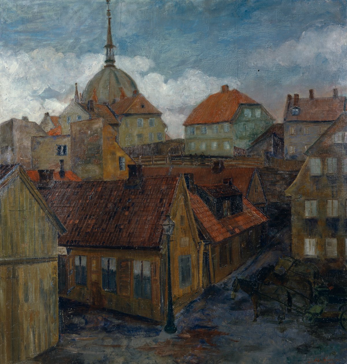 Von Hammersborg von Anders Svarstad: hochwertiger Kunstdruck