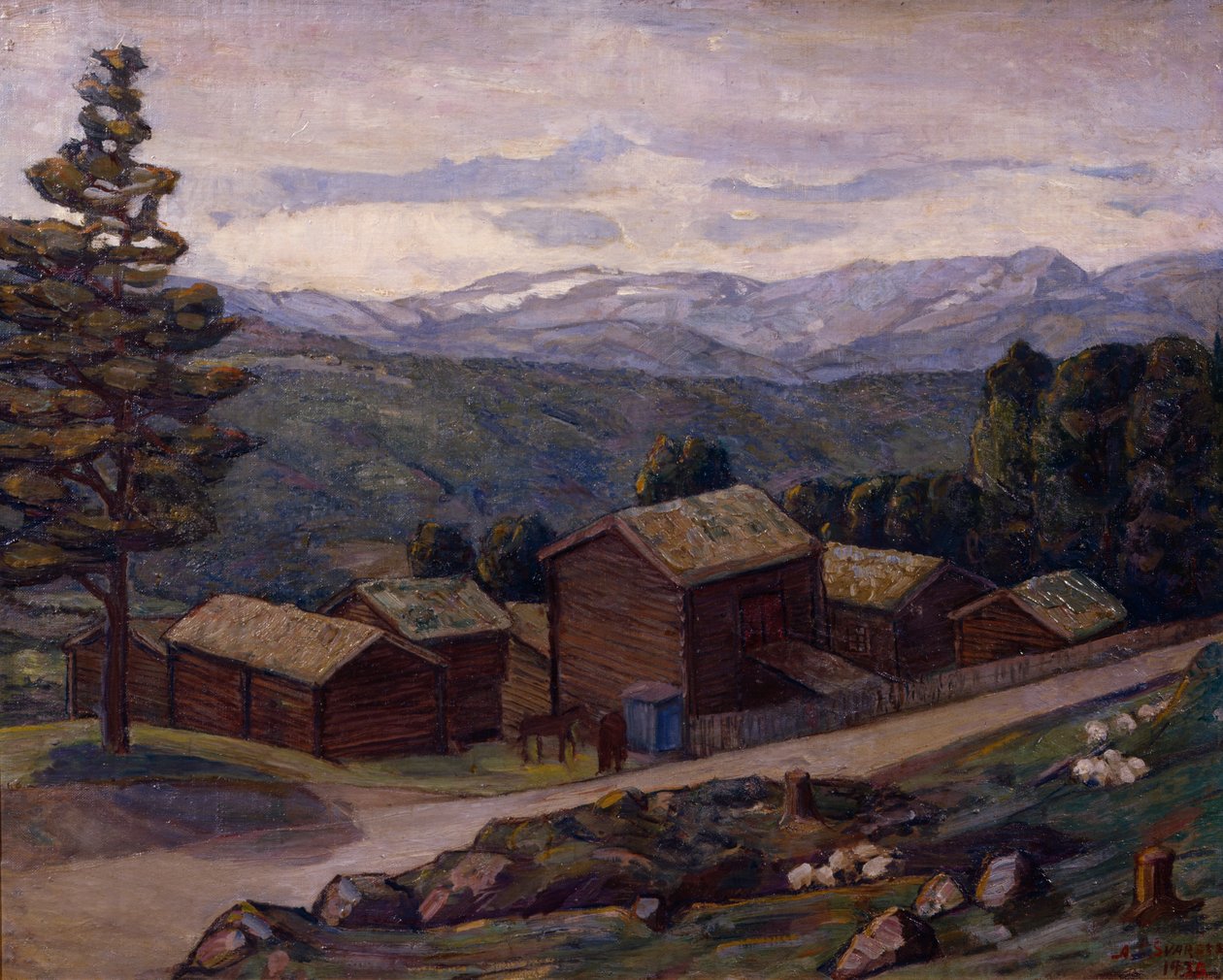 Bergbauernhof von Anders Svarstad