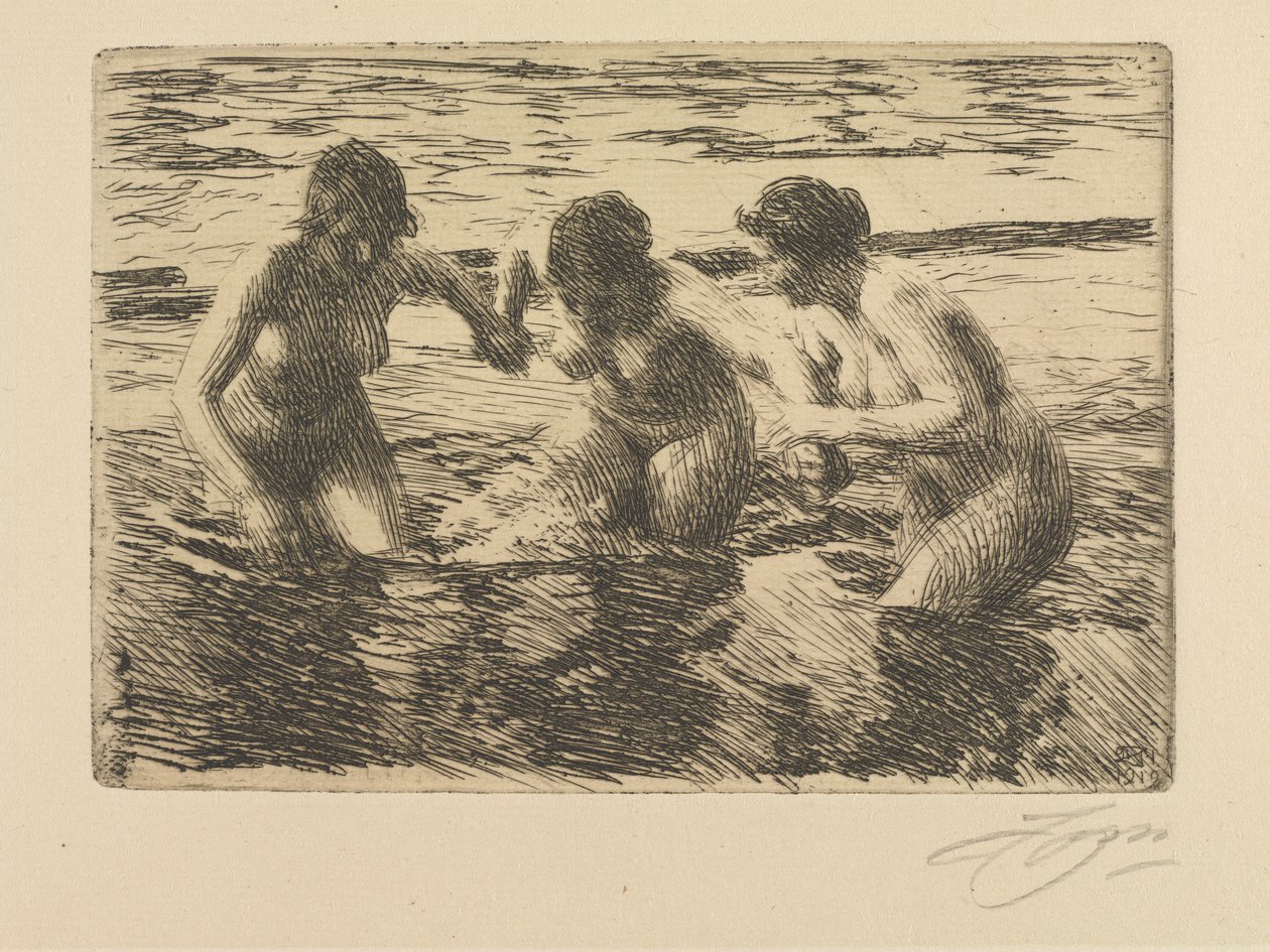Gegen den Strom von Anders Zorn