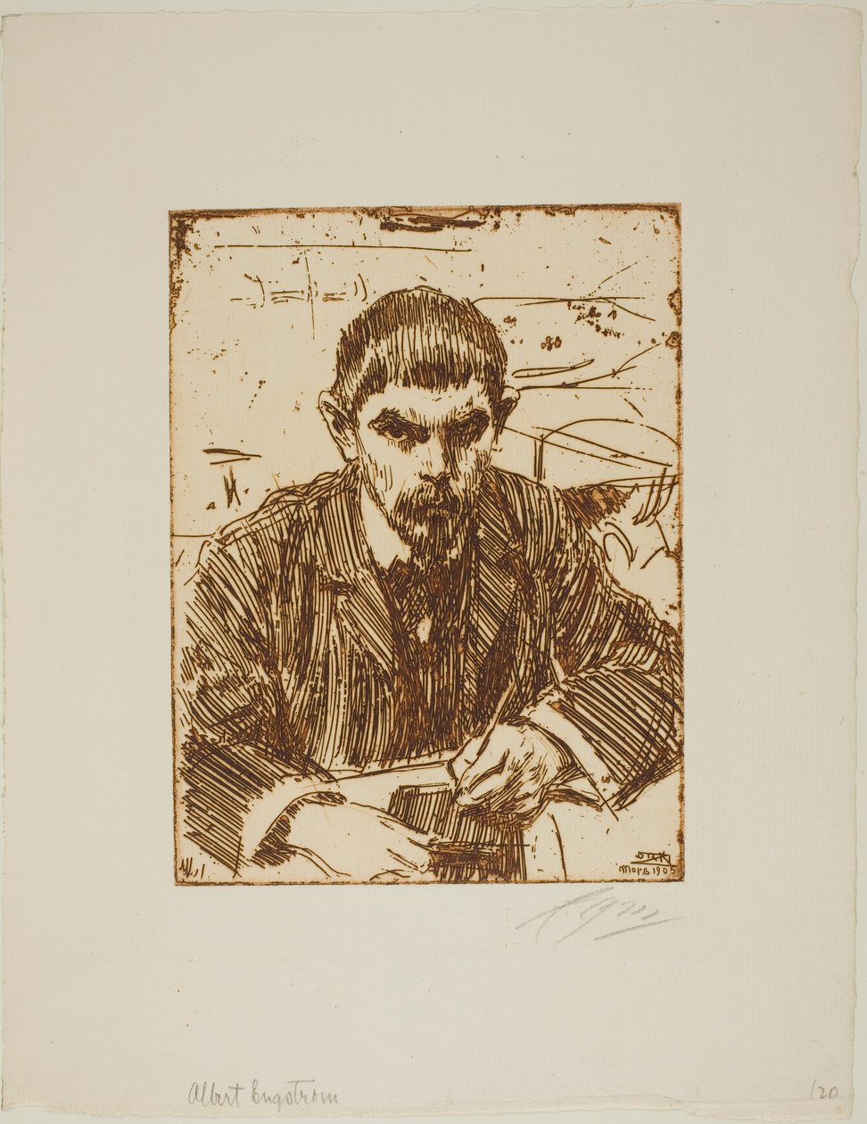 Albert Engström von Anders Zorn