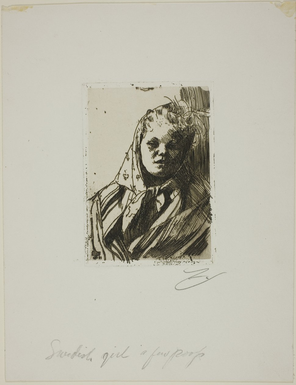 Dalekarlische Bäuerin von Anders Leonard Zorn