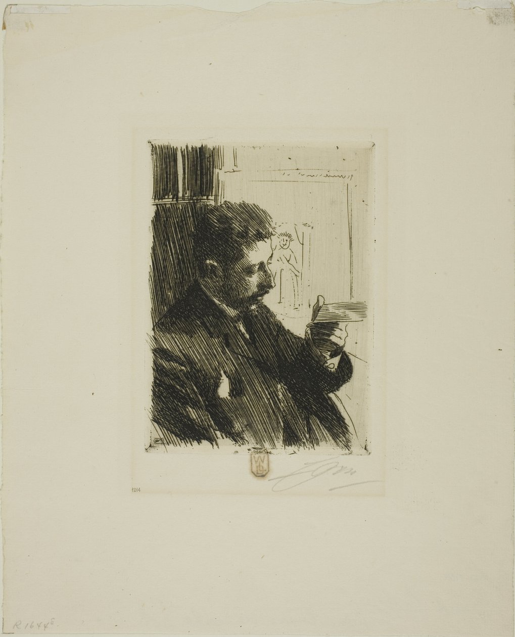 Seine Königliche Hoheit Prinz Eugen von Schweden von Anders Leonard Zorn