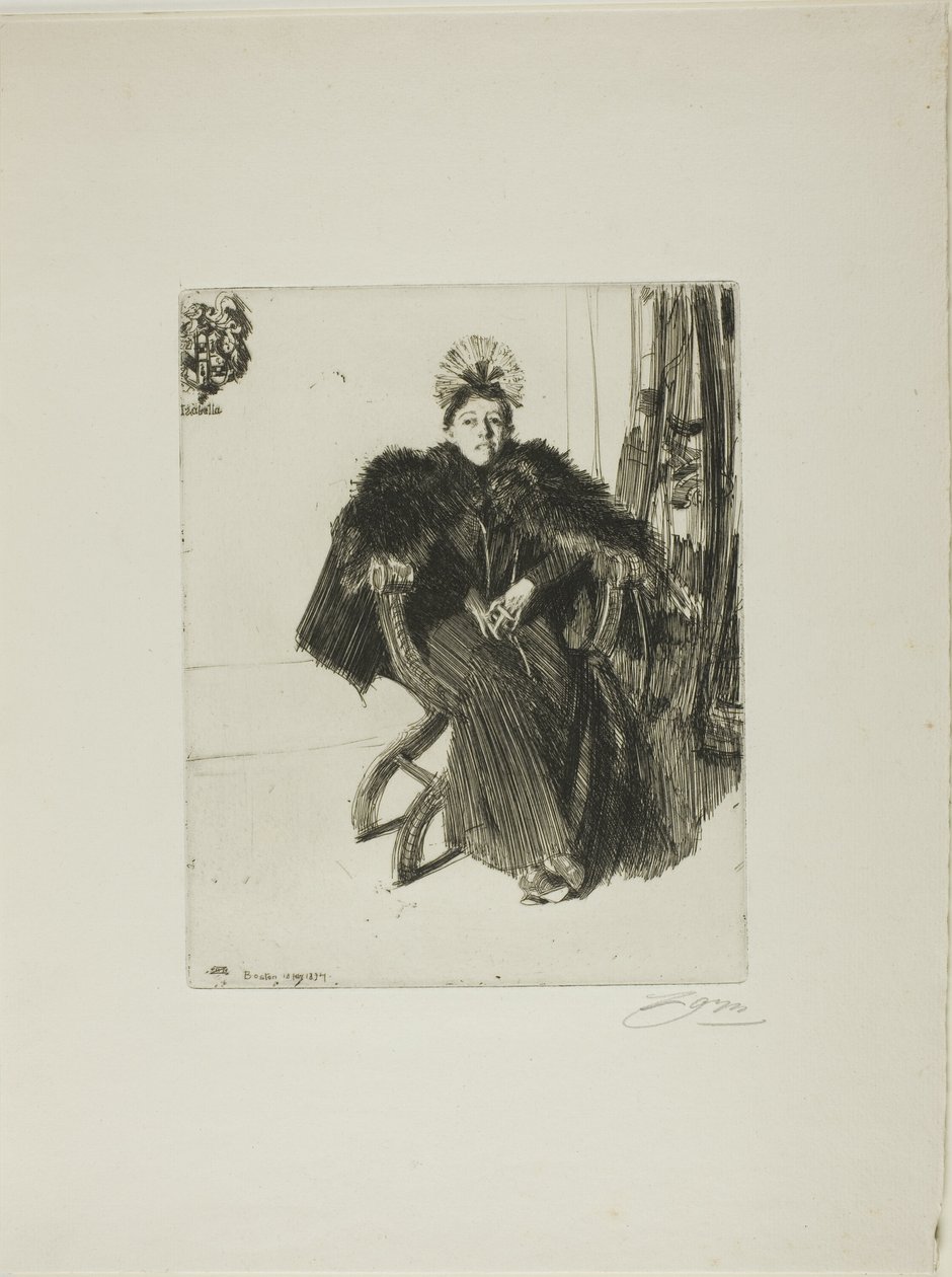 Isabella Gardener von Anders Leonard Zorn