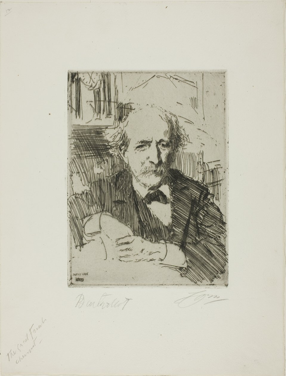Marcellin Berthelot von Anders Leonard Zorn