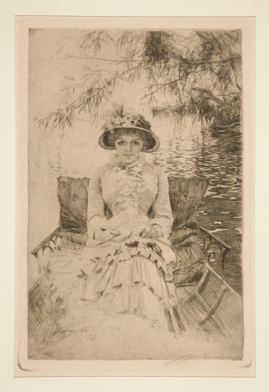 Auf der Themse von Anders Zorn